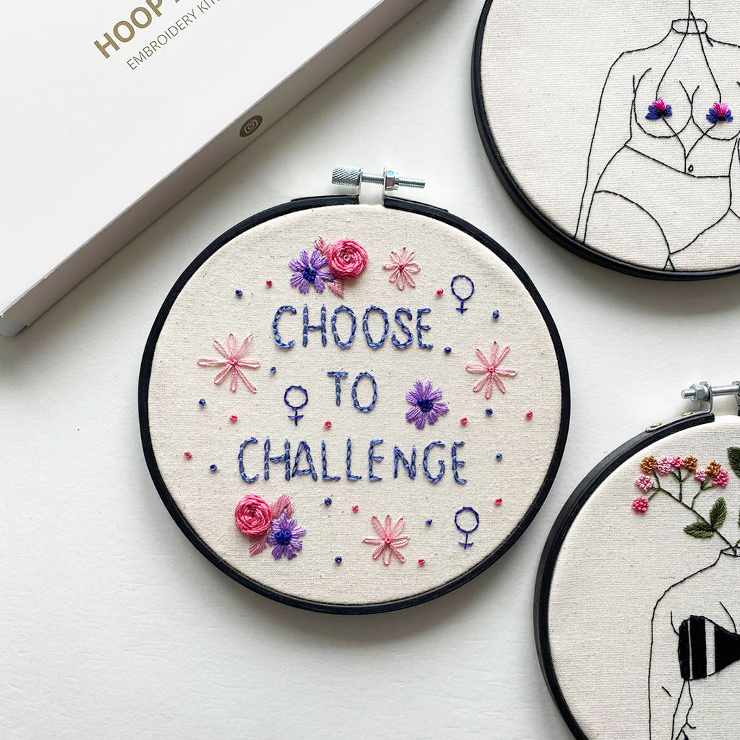 Choose To Challenge - Free Pattern