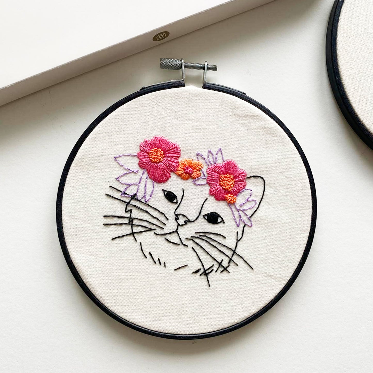 Aloha Kitty Embroidery Kit