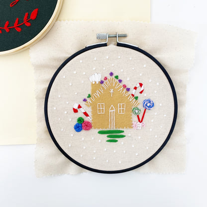 Gingerbread House - Embroidery Kit
