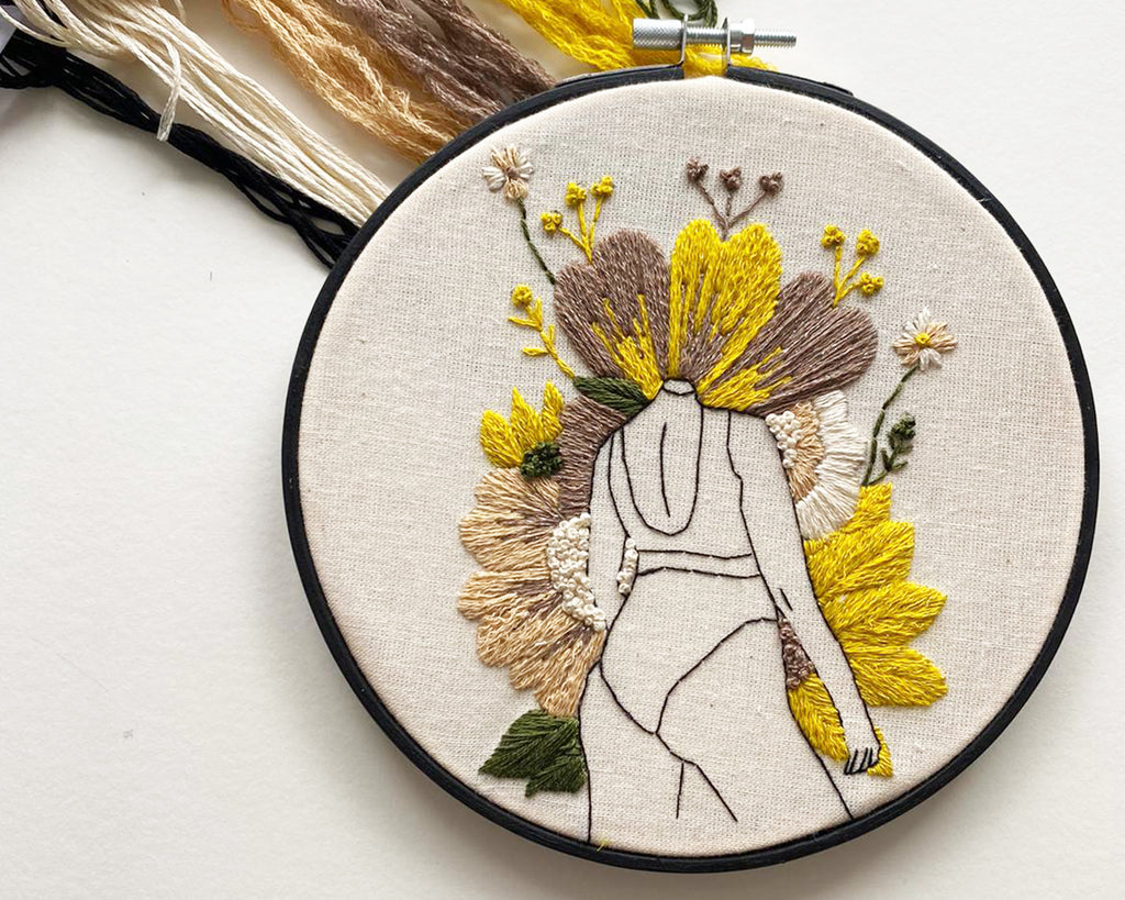 Flourish Female Embroidery Kit