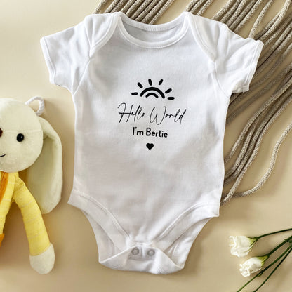 Personalised Baby Announcement Vest