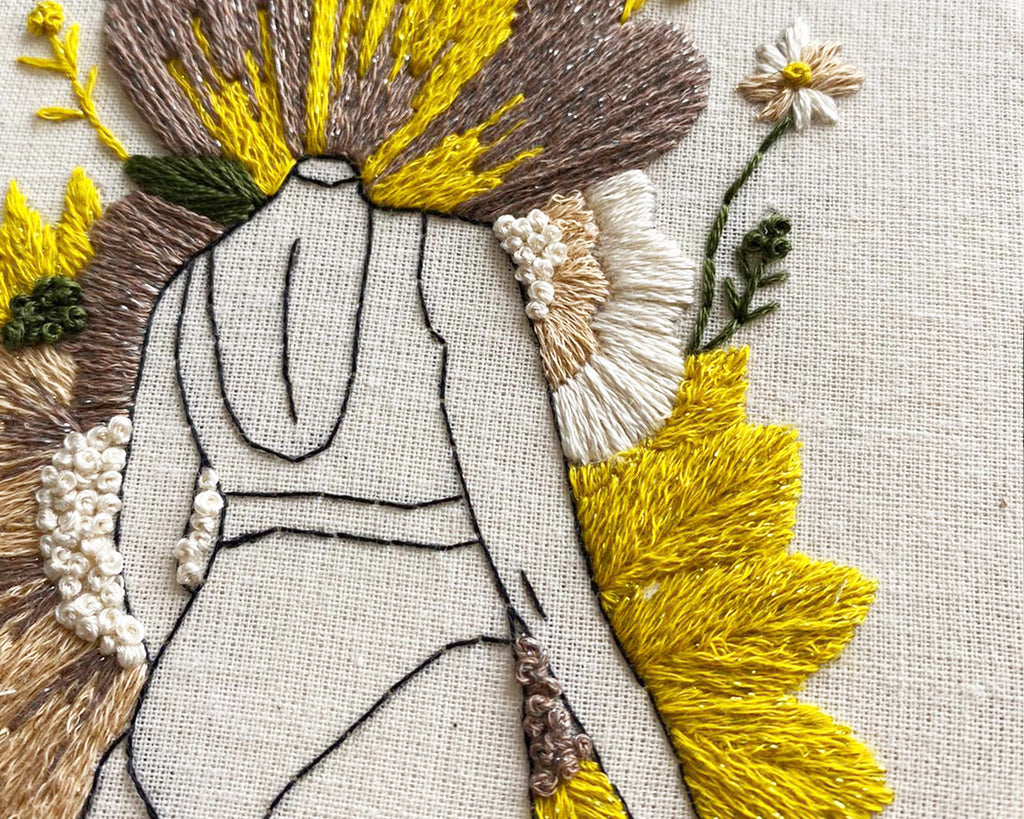 Flourish Female Embroidery Kit