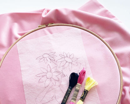 Embroider your own cushion kit / feminist cushion