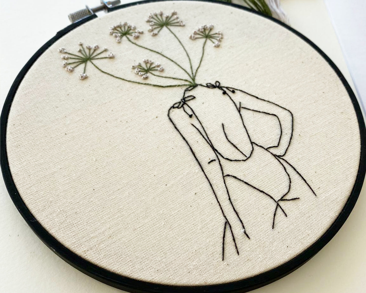 Dandelion Female Embroidery Kit