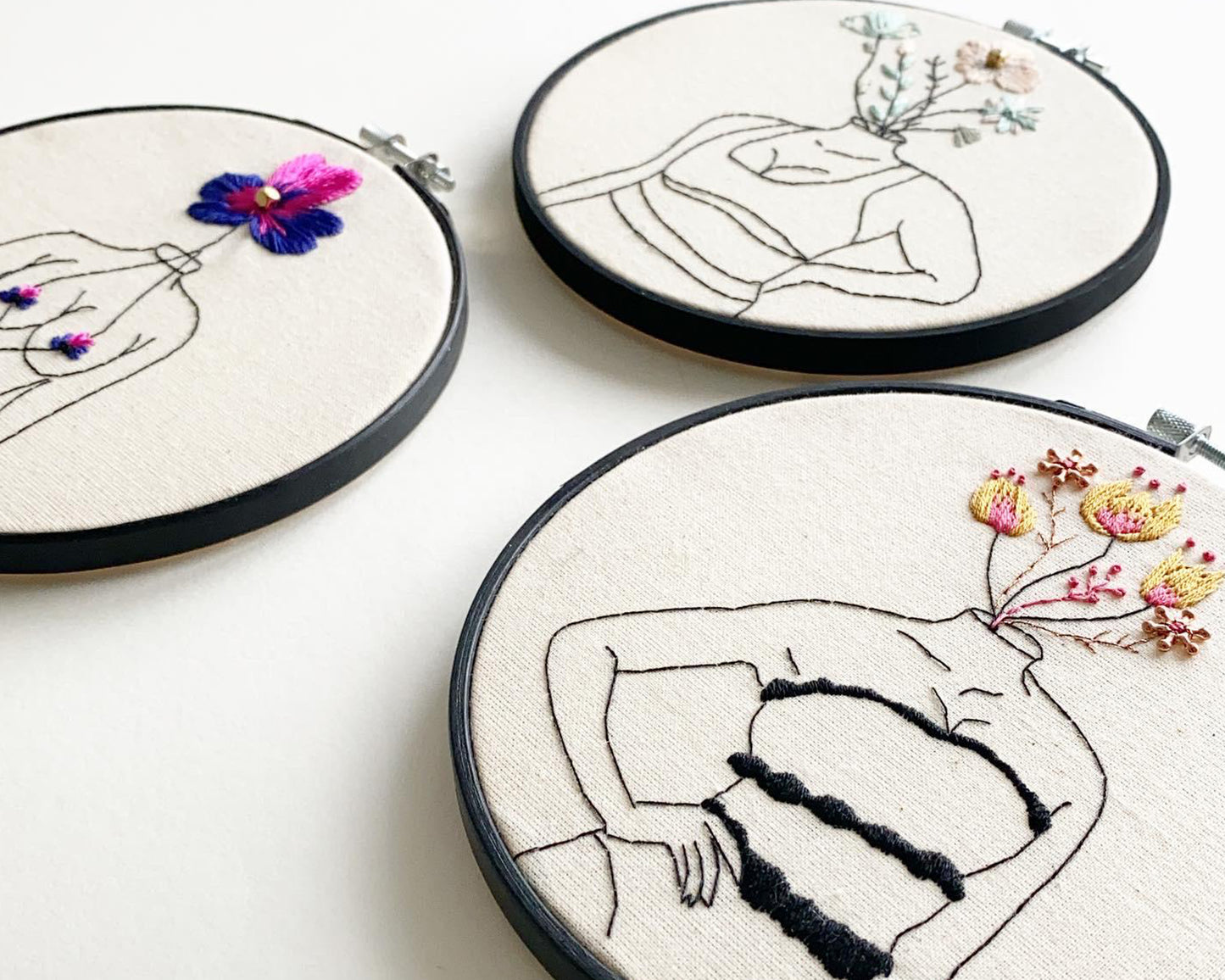 You Are Enough Female Embroidery Kit