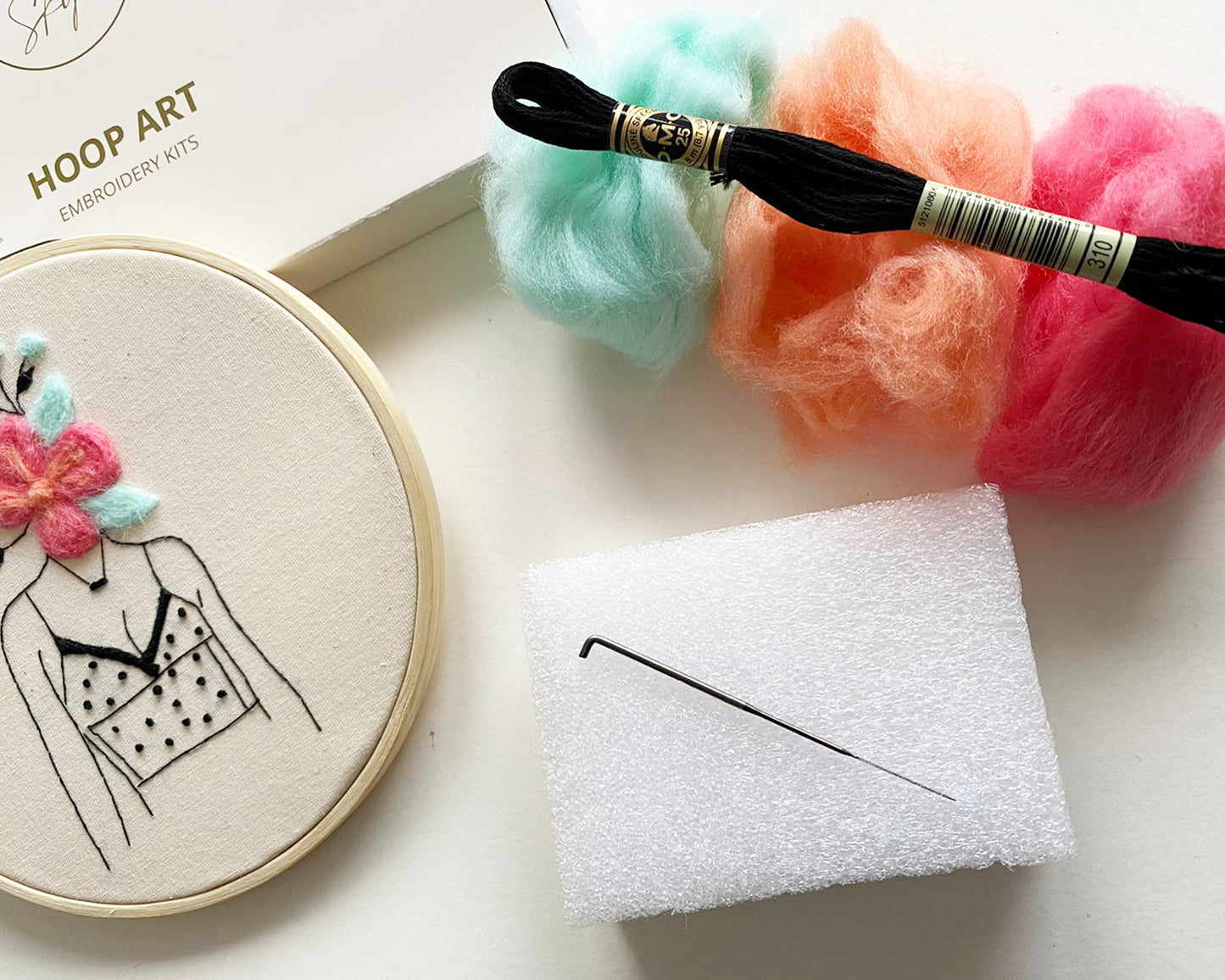 'Summer' - Embroidery X Needle Felting
