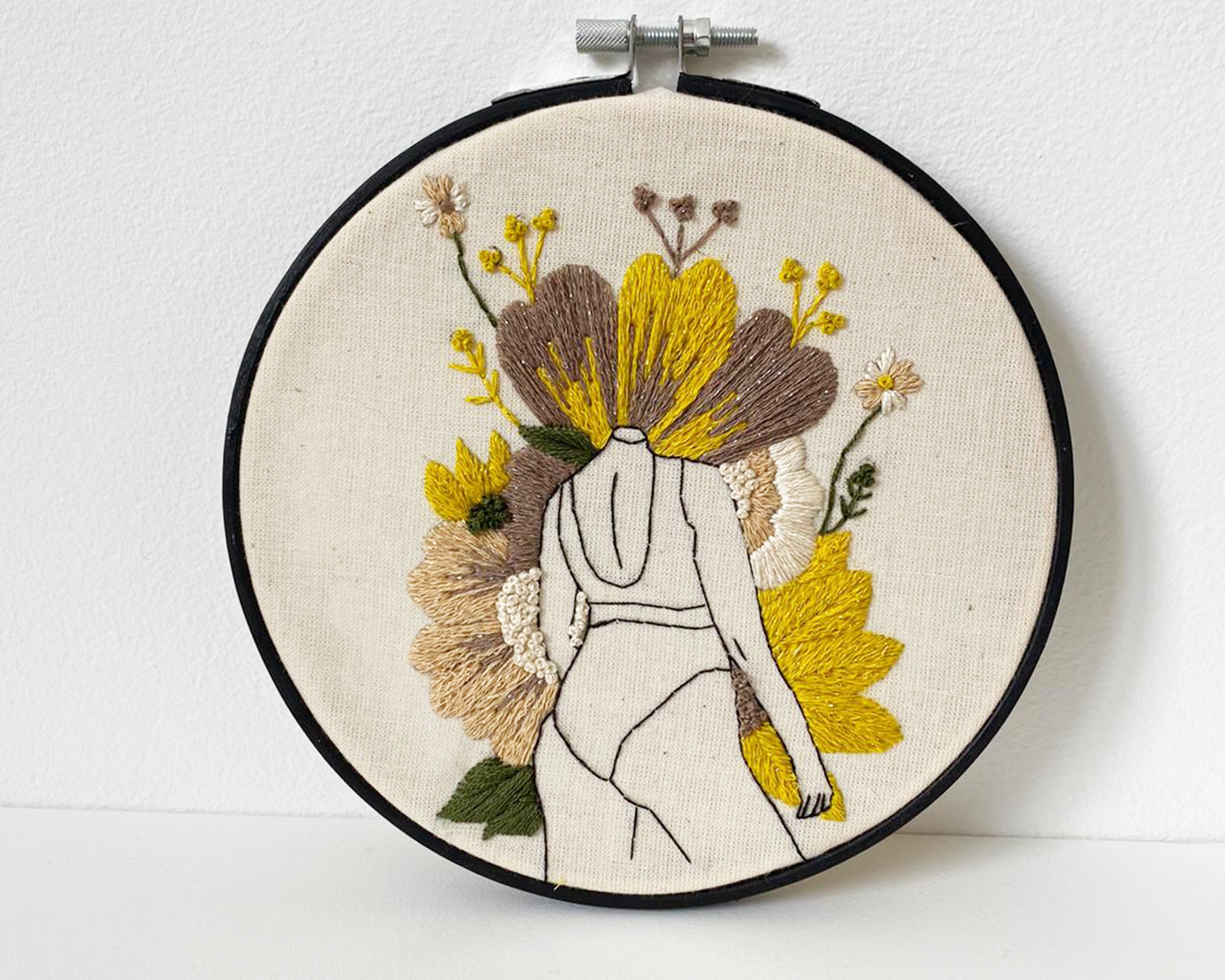 Flourish Female Embroidery Kit