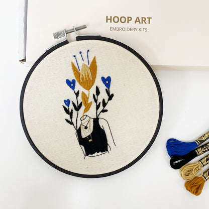 Queen of Hearts - Beginners Embroidery Kit