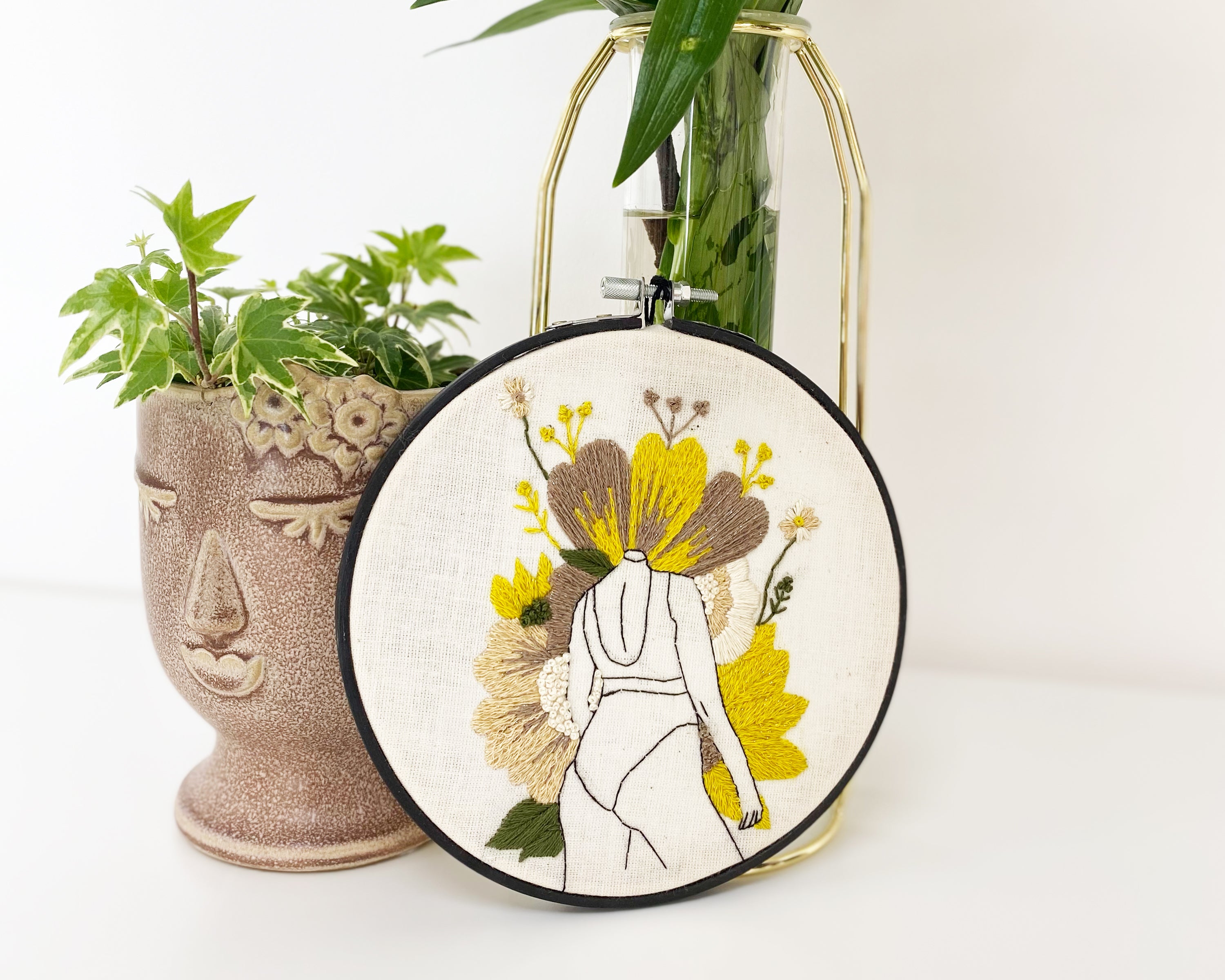 Flourish Female Embroidery Kit