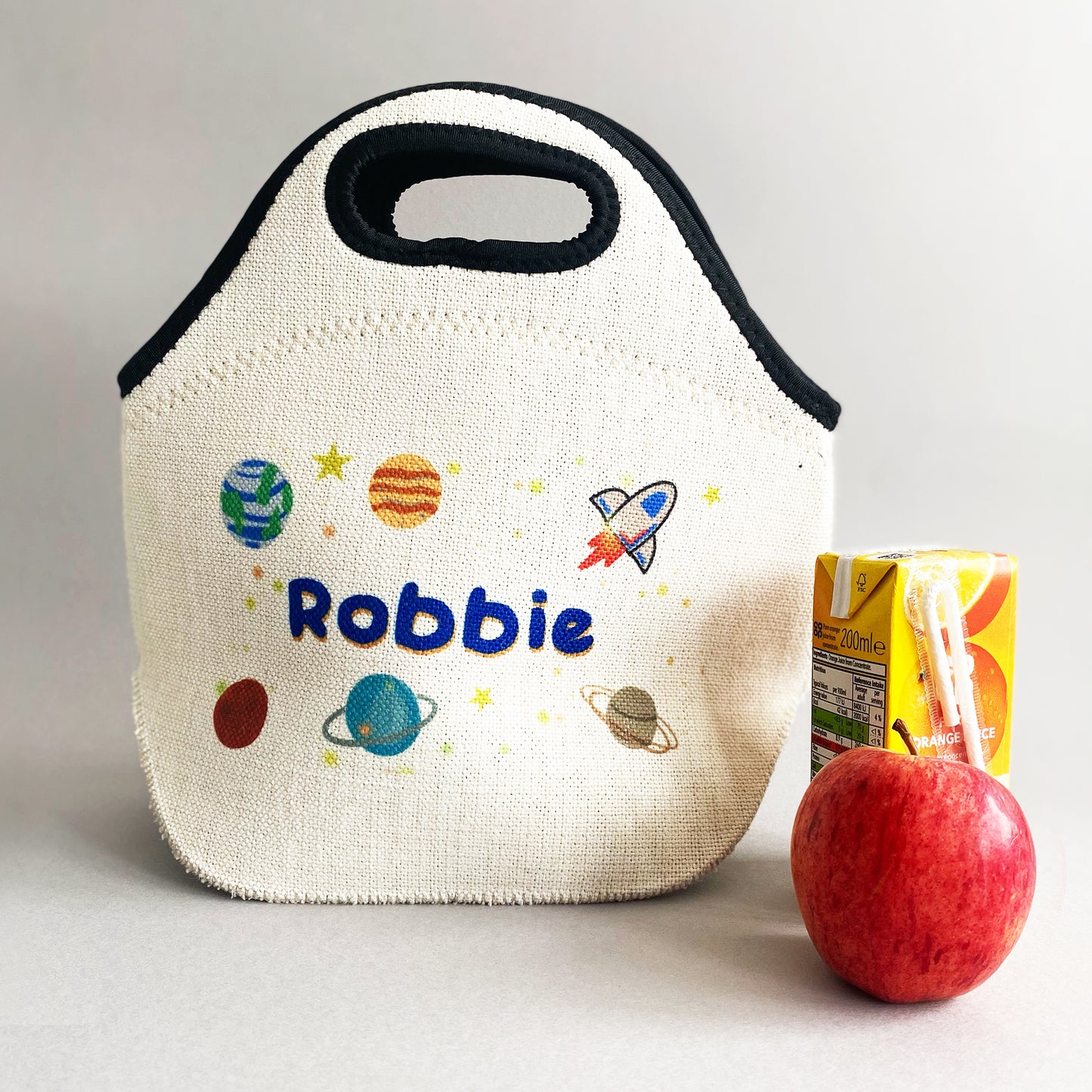 Personalised Space Theme Lunch Bag