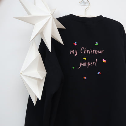 Embroider your own customised Christmas jumper