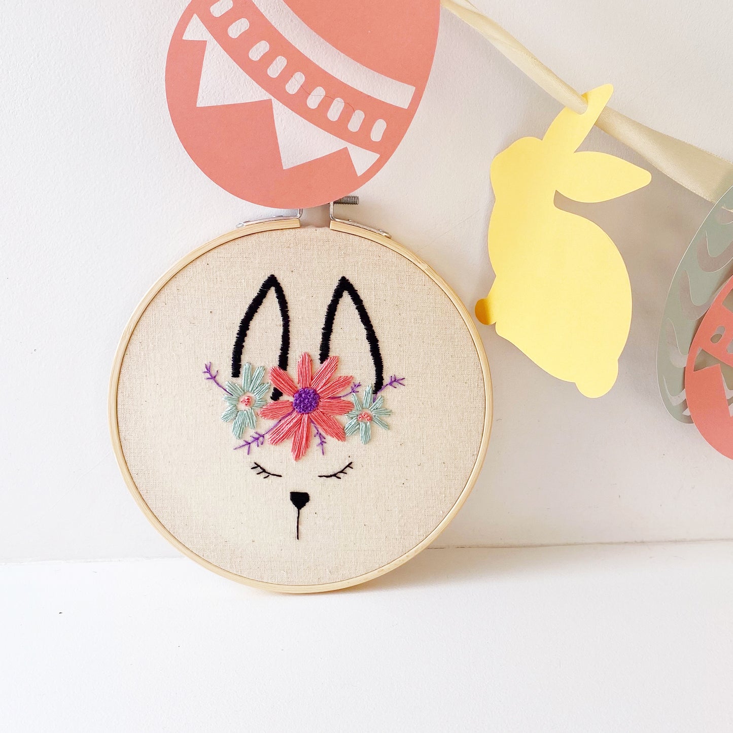 Easter Bunny Embroidery Kit