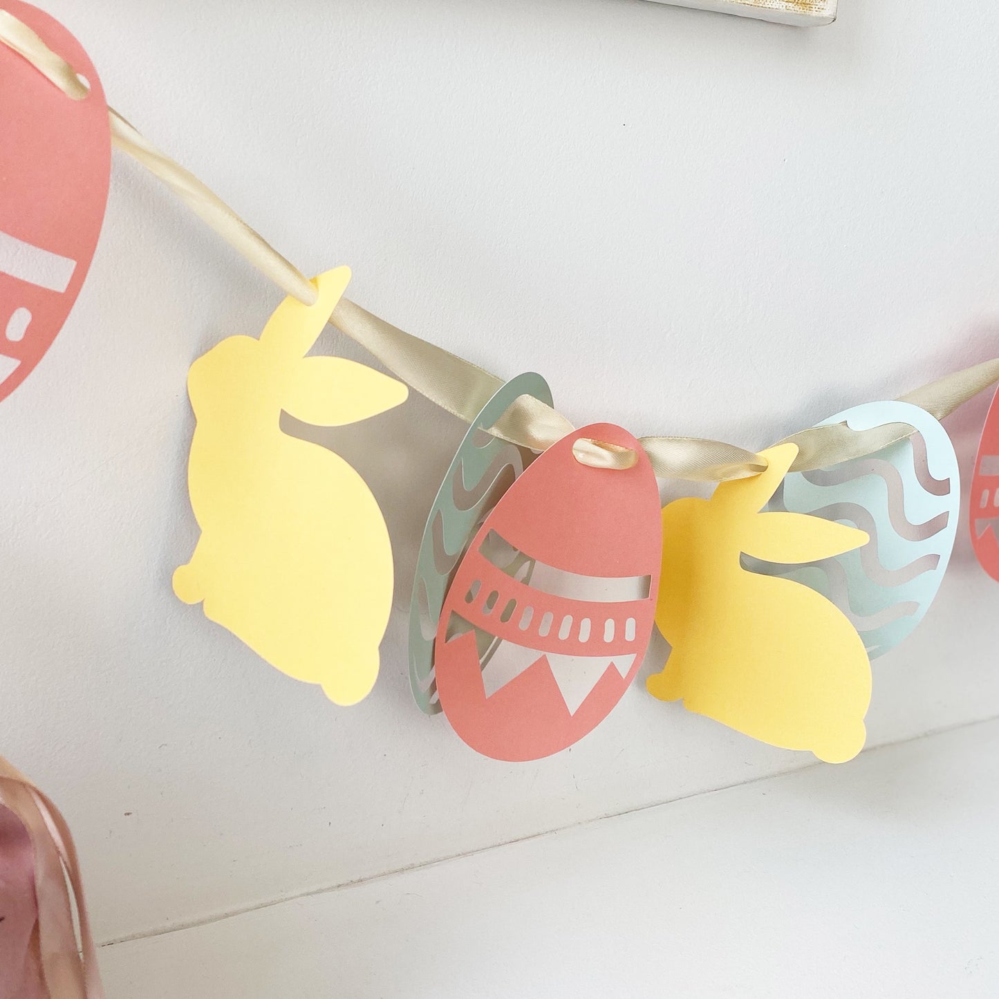 Easter Bunny and Eggs Bunting