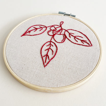 Cherries - Beginners Embroidery Kit