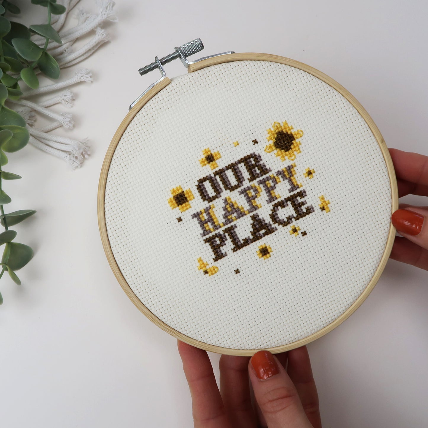 Our Happy Place Cross Stitch Kit