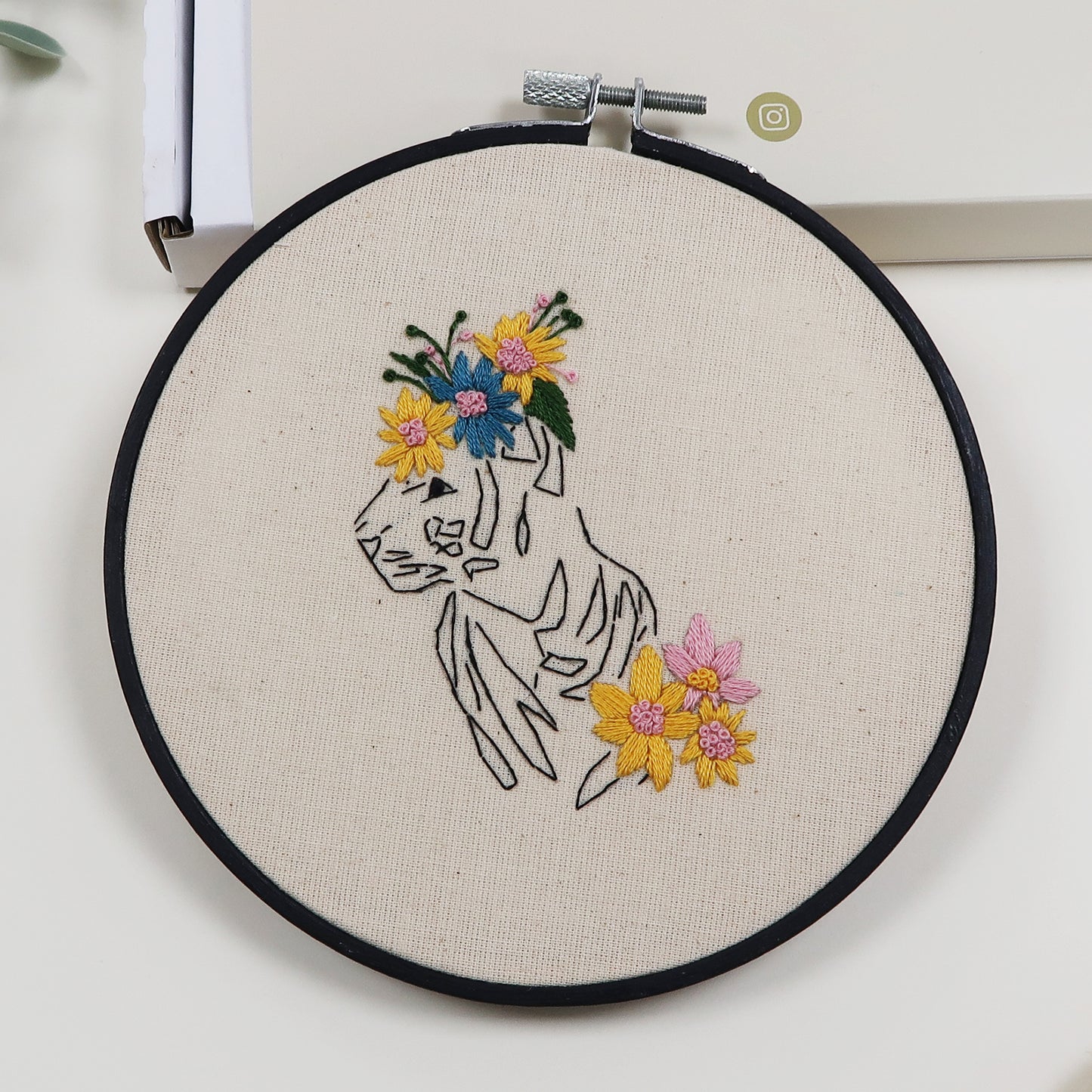 Hear Me Roar - Tiger Embroidery Kit