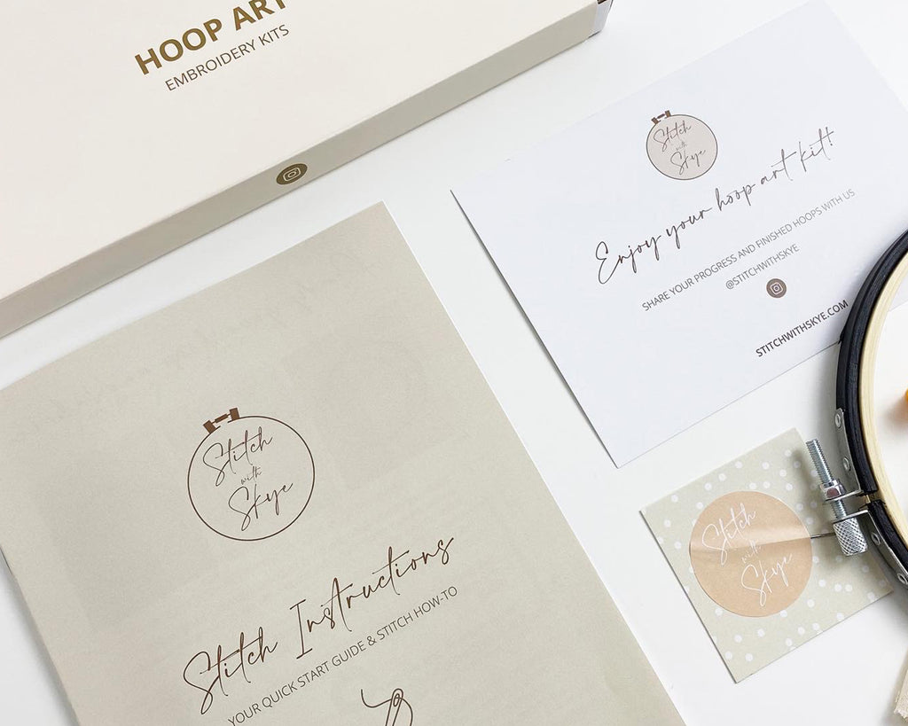 'Mummy & Me' Modern Embroidery Kit