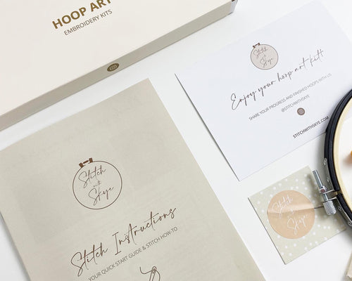 'Mummy & Me' Modern Embroidery Kit