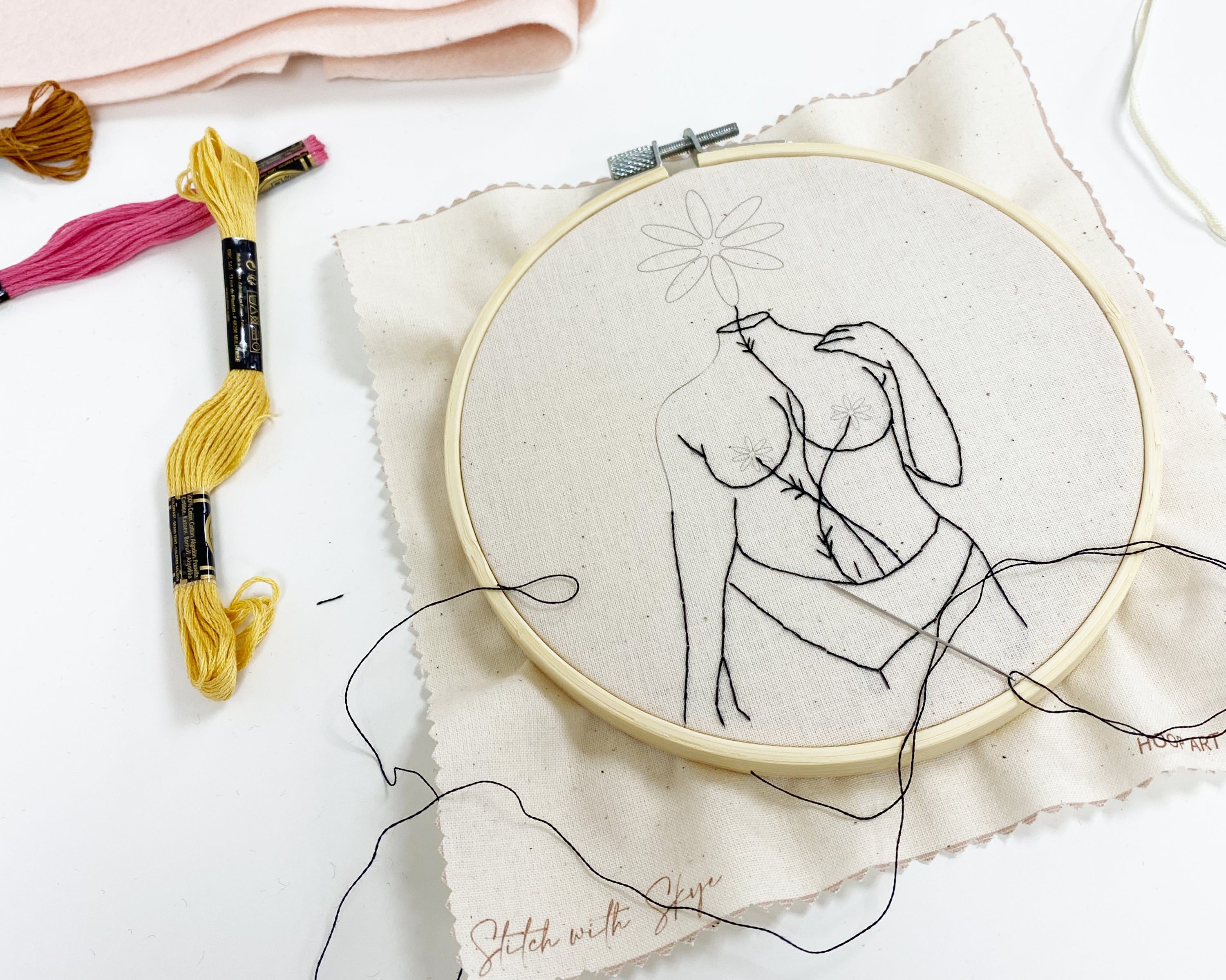 She is Beauty Embroidery Kit