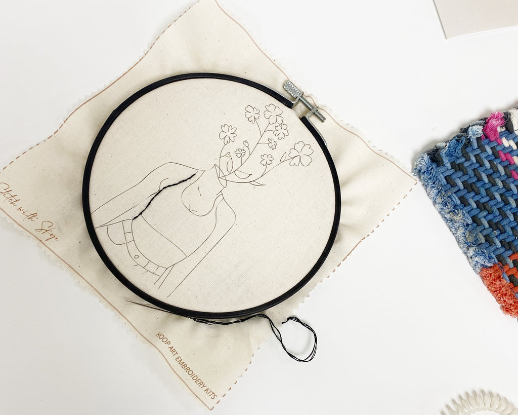 Forget Me Not Embroidery Kit