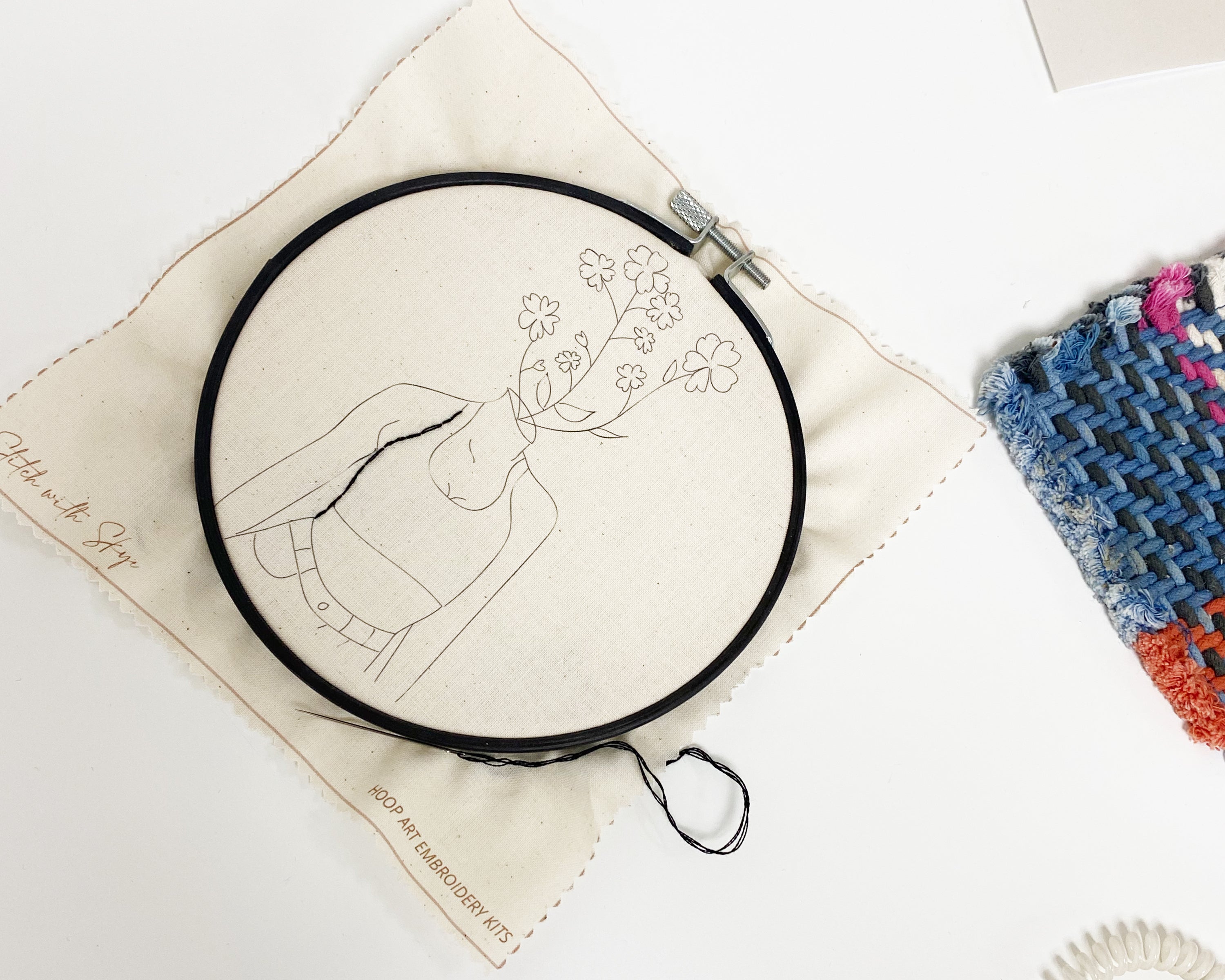 Forget Me Not Embroidery Kit