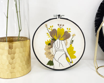 Flourish Female Embroidery Kit