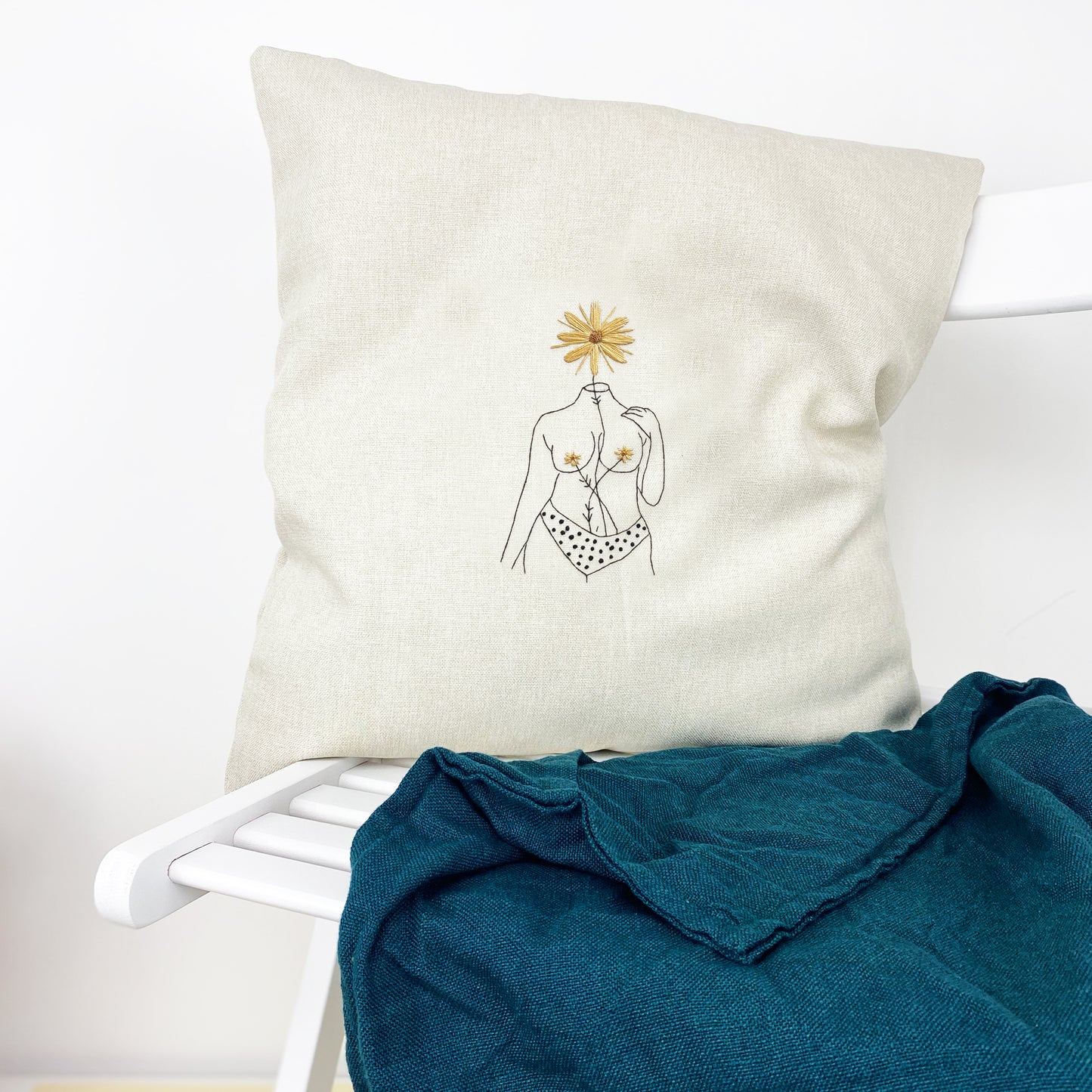 'She is Beauty Embroider your own cushion kit