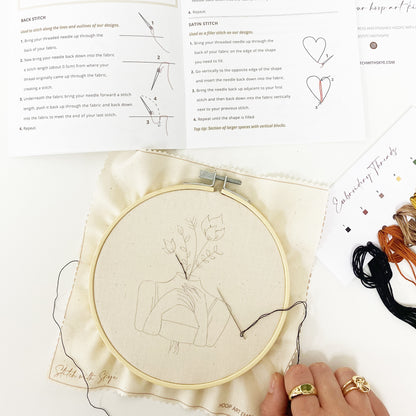 Female Growth DIY Embroidery Kit