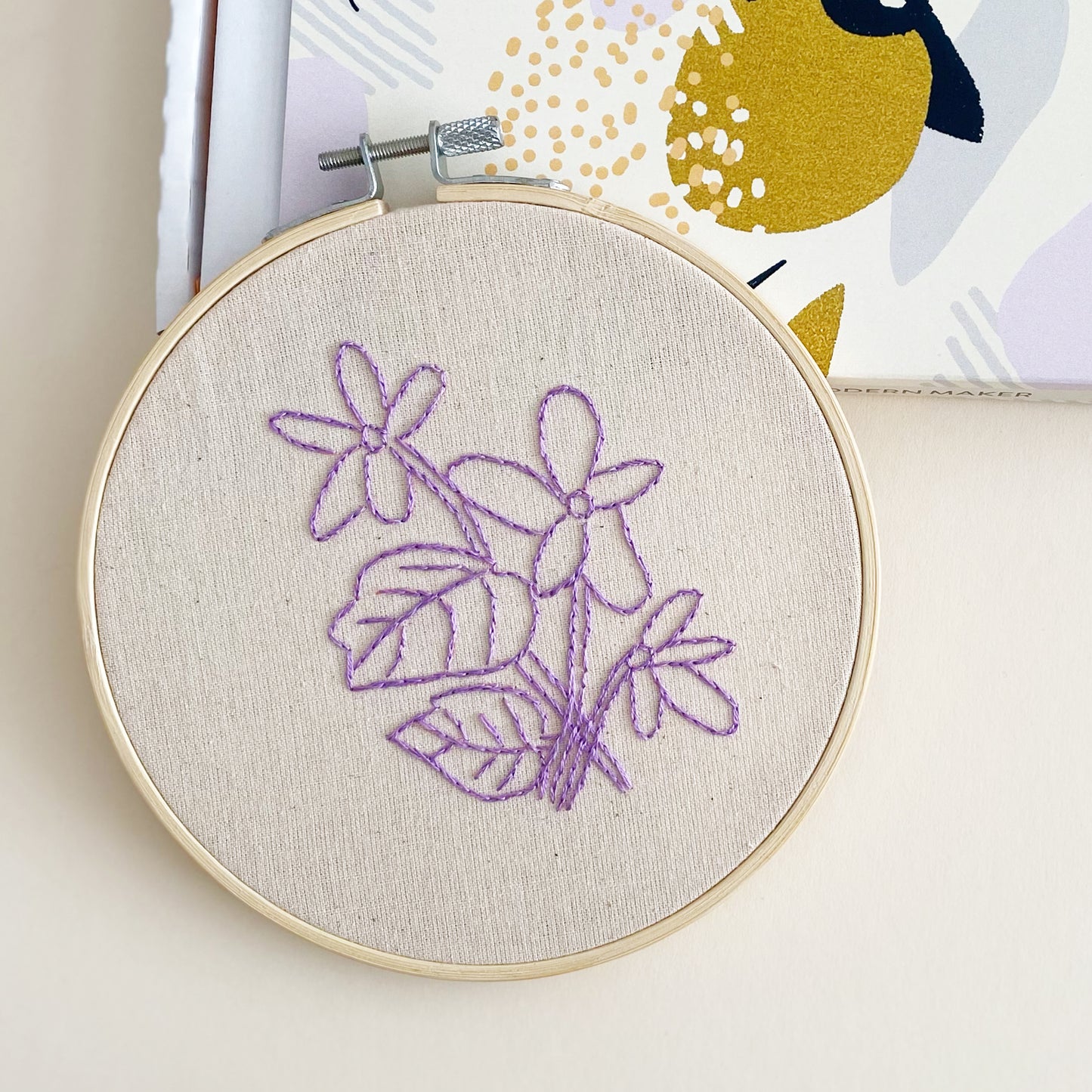 Sweet Violet - Beginners Embroidery Kit