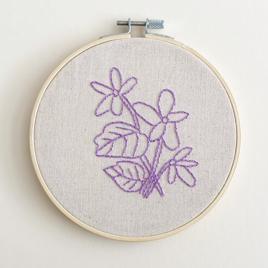 Sweet Violet - Beginners Embroidery Kit