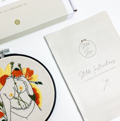 She is Beauty & Strength - Embroidery Kit