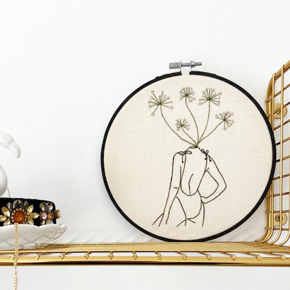 Dandelion Female Embroidery Kit